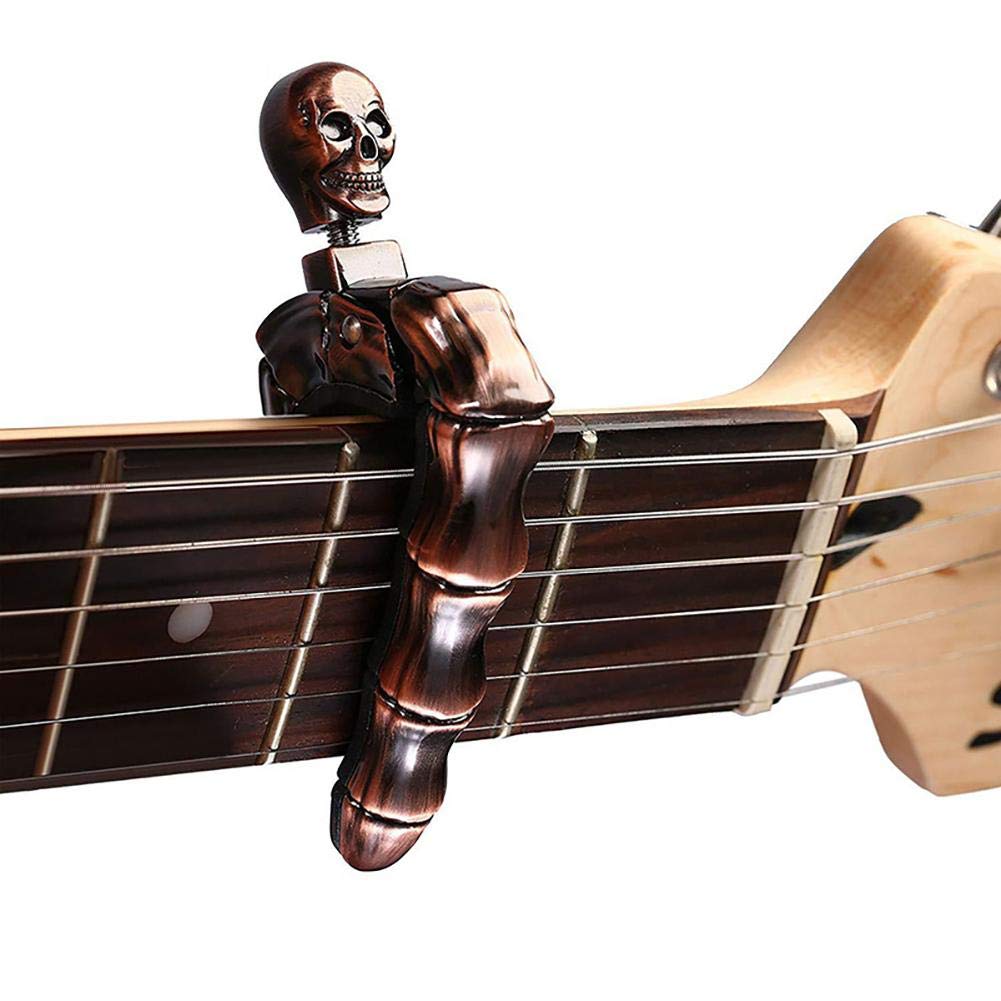 Musical Instrument Mandolin - كابو جيتار على شكل جمجمة للجيتار