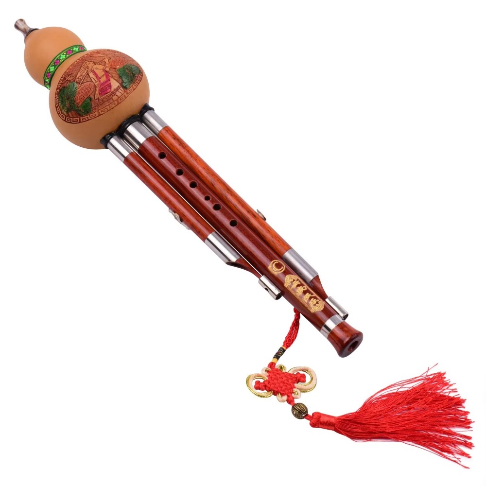 A Musical Instrument With Keys - آلة موسيقية صينية تقليدية: فلوت هولوسي