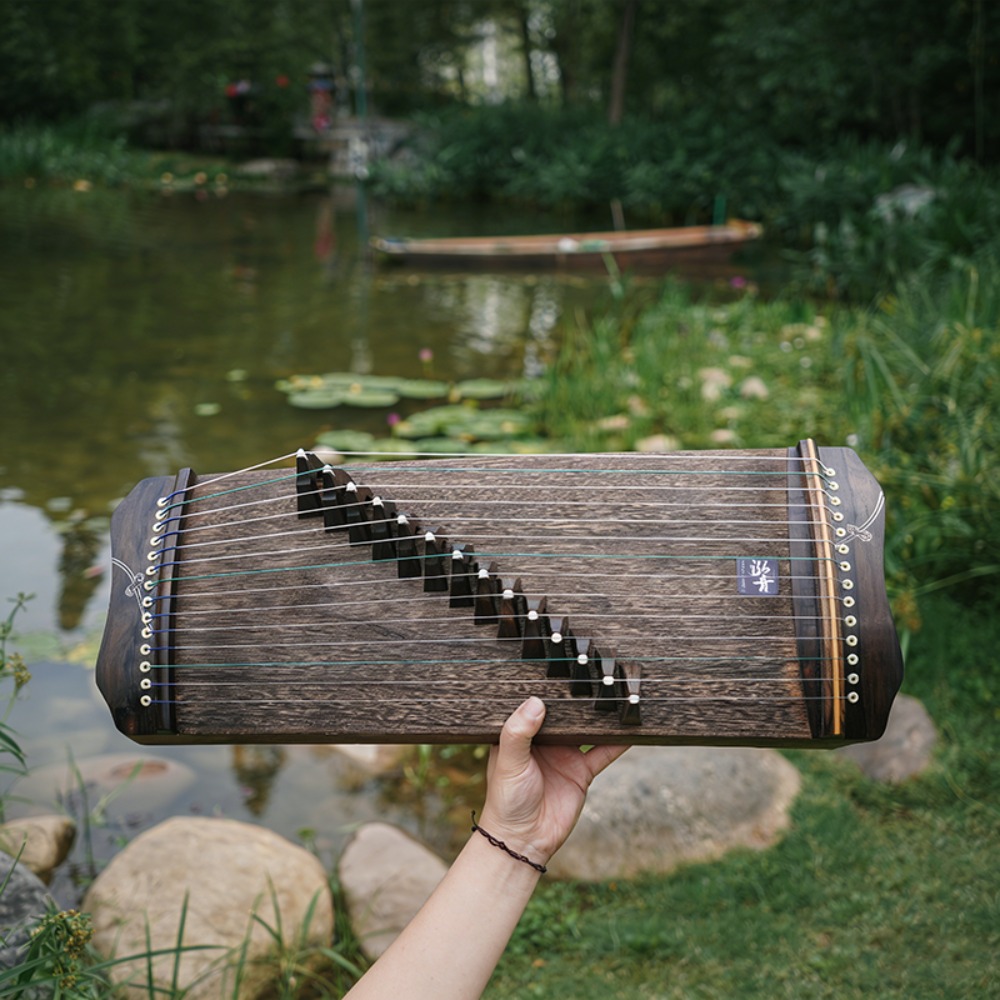 Musical Instrument Guzheng - آلة غوزينغ خشبية احترافية 60 سم،