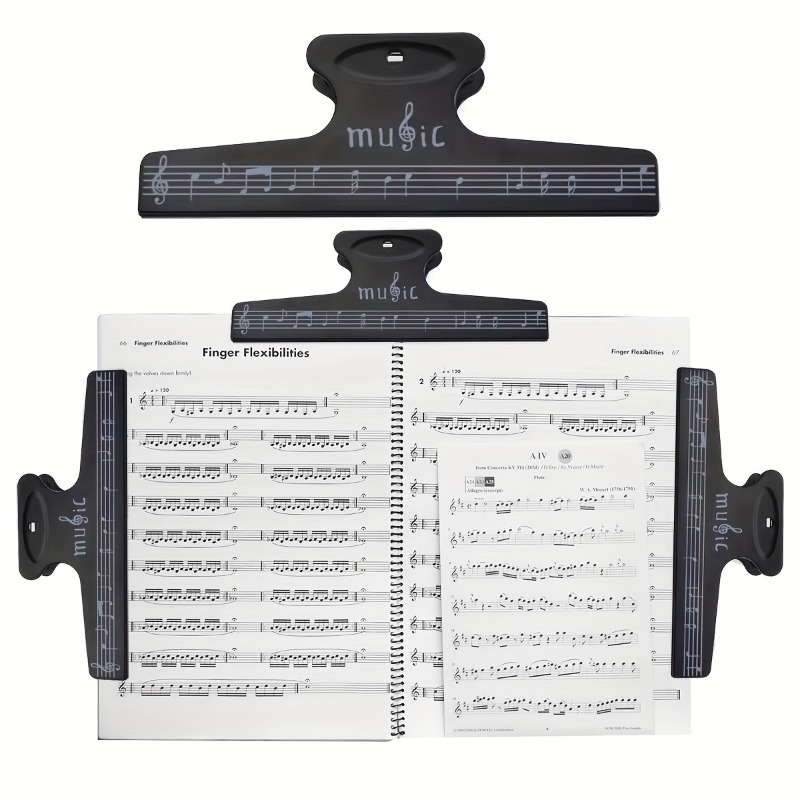 Musical Instrument Book - مشبك نوتات موسيقية، مشبك أوراق قرطاسية،