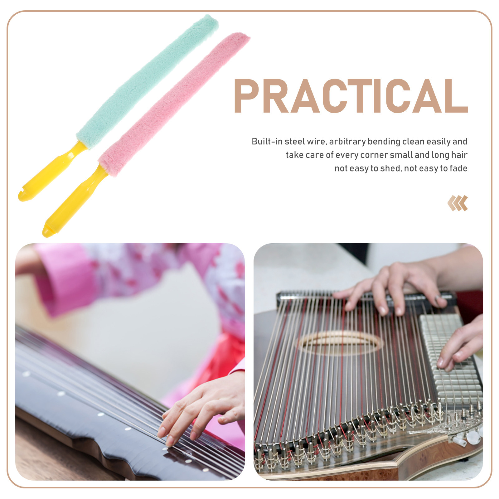 فرشتان لتنظيف الغوزينغ برأس كب - مراجعة Musical Instrument Guzheng وسعره