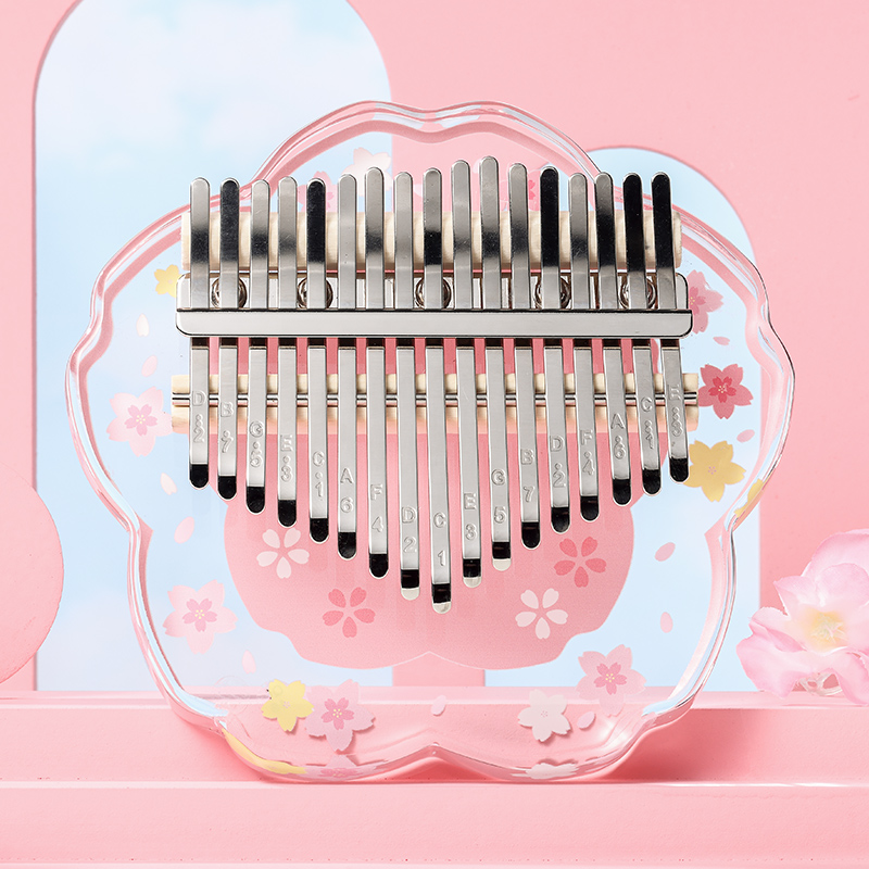 Hluru-Kalimba واضح مع حقيبة وح - مراجعة A Musical Instrument With Keys وسعره