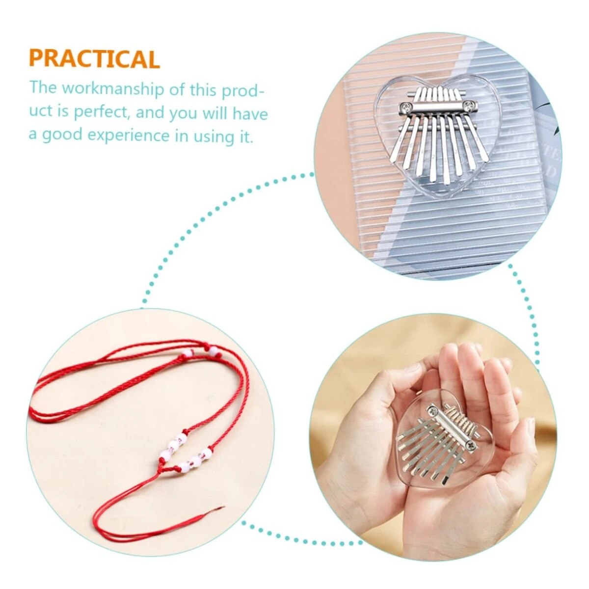 Miwayer-mini kalimba 8 مفاتيح  - مراجعة A Musical Instrument With Keys وسعره