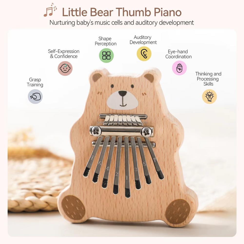 آلة كاليمبا صغيرة محمولة بـ 8  - مراجعة A Musical Instrument With Keys وسعره