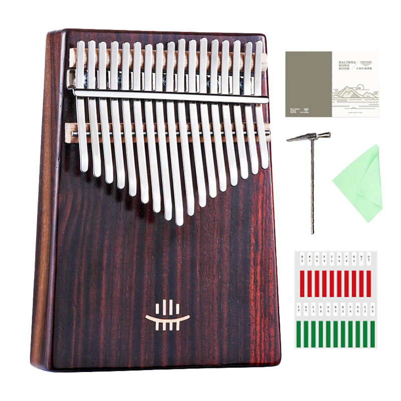 Hluru-بيانو إبهام خشبي صلب بال - مراجعة A Musical Instrument With Keys وسعره
