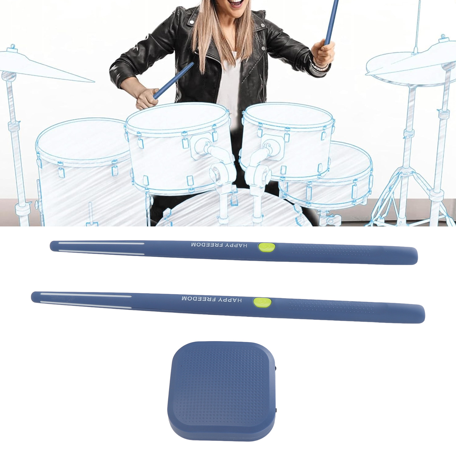 مجموعة طبلة الهواء الافتراضية  - مراجعة Musical Instrument Virtual وسعره