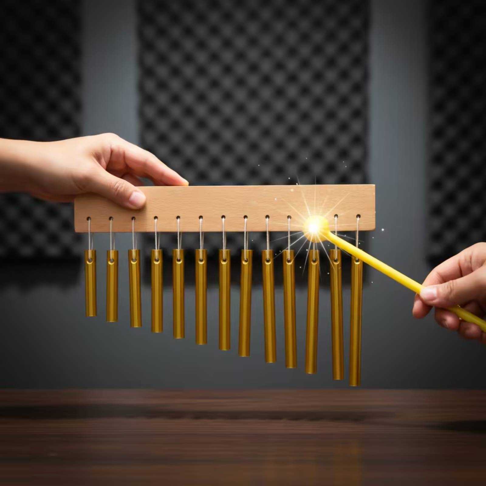 أجراس موسيقية ناعمة الصوت مع أ - مراجعة Musical Instrument Chimes وسعره