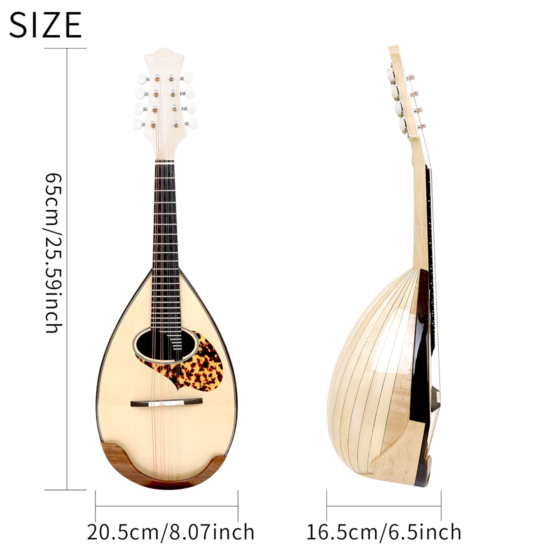 آلة ماندولين من خشب القيقب من  - مراجعة Musical Instrument Mandolin وسعره