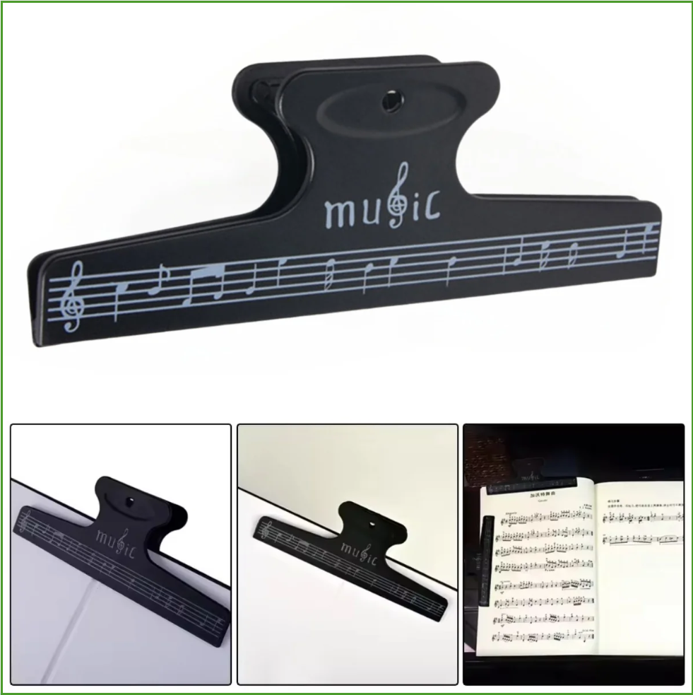 مشابك لحمل الأوراق الموسيقية و - مراجعة Musical Instrument Book وسعره