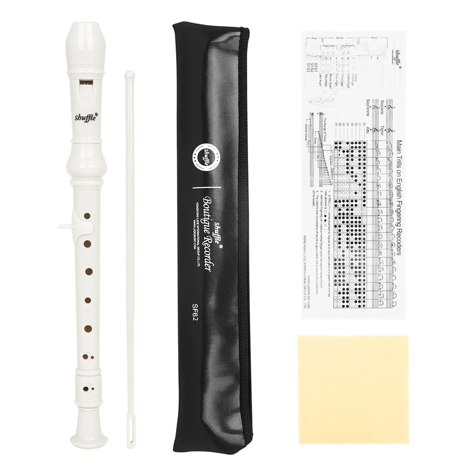 8-Hole مسجل الباروك نمط آلات ا - مراجعة Musical Instrument Recorder وسعره